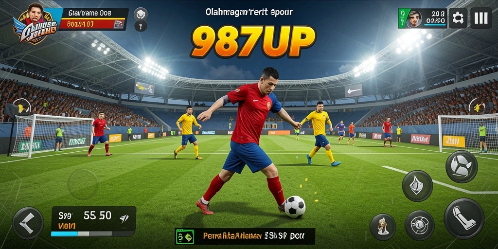Tampilan gameplay 987UP yang menarik dan realistis.