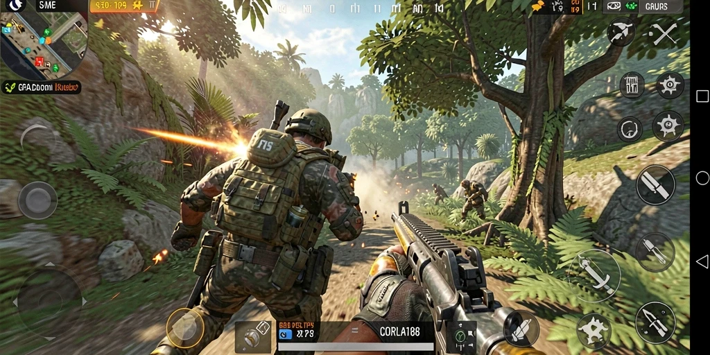 Gameplay menegangkan di CORLA188 dengan grafis yang menakjubkan.