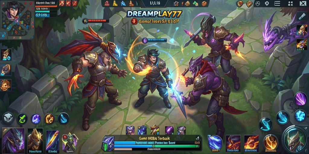 Tampilan gameplay mendebarkan di DREAMPLAY77, penuh aksi dan strategi.