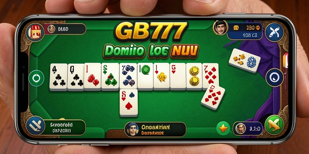 Screenshot gameplay Domino GB777 yang mengasyikkan.