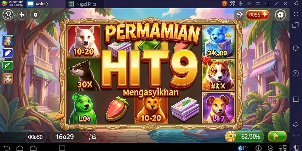 Tangkapan layar utama dari gameplay slot HIT9 yang menarik.