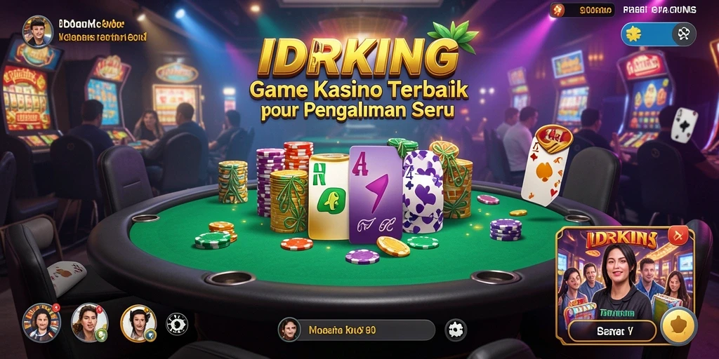 Tampilan gameplay menarik di IDRKING dengan variasi permainan Kasino.