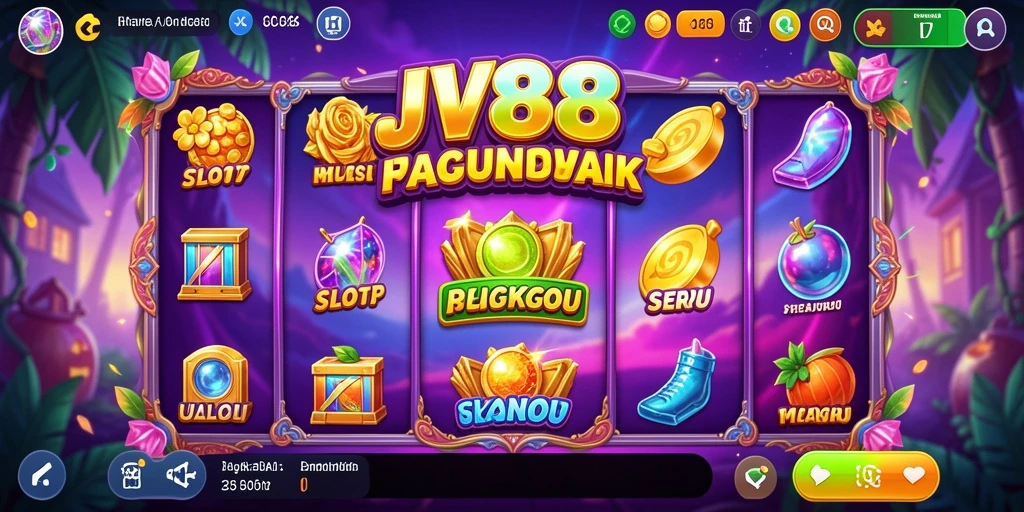 Tampilan gameplay Slot JV88 yang mengesankan dan interaktif.