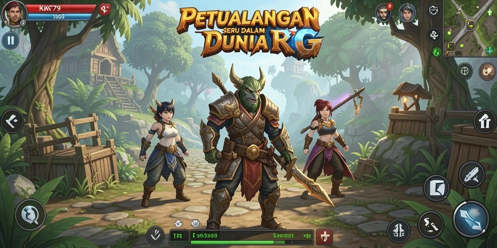 Screenshot menunjukkan aksi seru dan pertarungan dalam KPK79.
