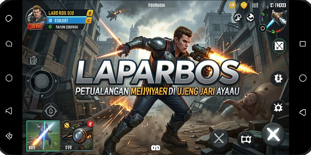 Gameplay seru dan menegangkan di LAPARBOS dengan aksi cepat.