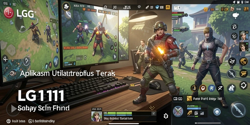 Screenshot LG111 menampilkan kemudahan penggunaan aplikasi utilitas.