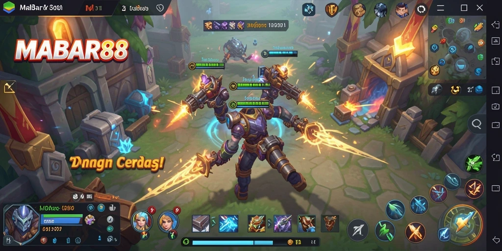 Screenshot gameplay MABAR88 menampilkan strategi yang mendebarkan.