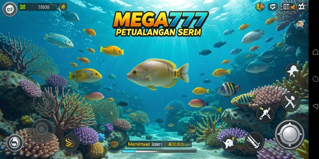 Gameplay seru menembak ikan di MEGA777.