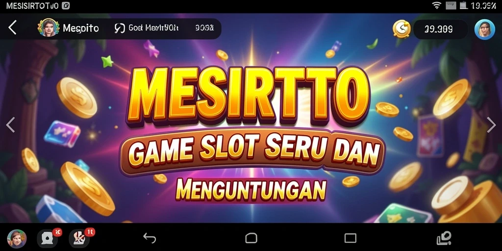 Screenshot gameplay MESIRTOTO menampilkan keseruan slot dengan grafik menarik.