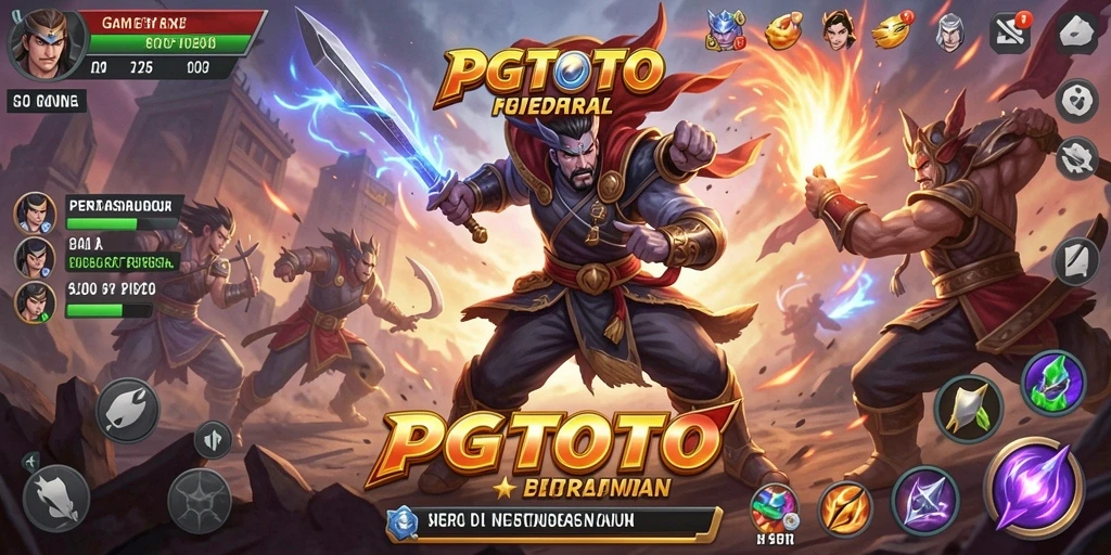 Tangkapan layar PGTOTO menunjukkan pertarungan seru dengan grafis yang menawan.