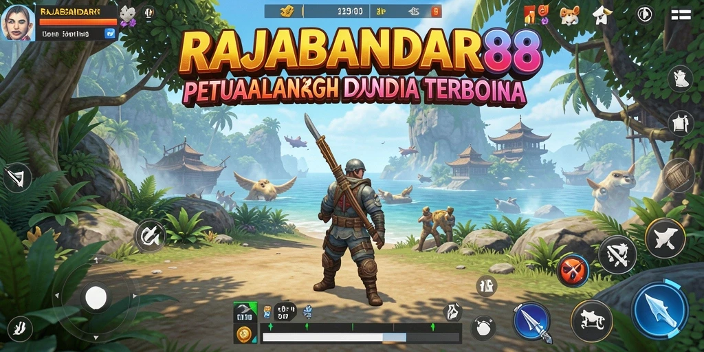 Tampilan dunia terbuka yang menakjubkan dalam RAJABANDAR88.