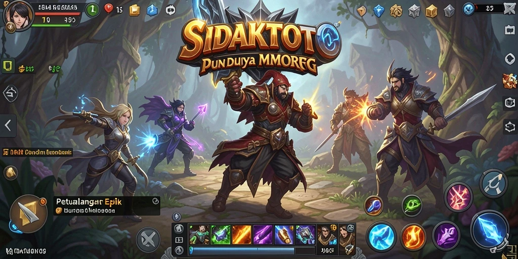 Tampilan gameplay menarik dari SIDAKTOTO yang menampilkan aksi petualangan.