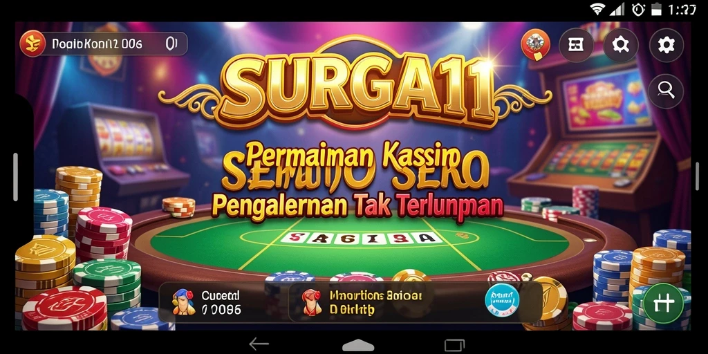 Tampilan screenshot dari gameplay yang seru di SURGA11.