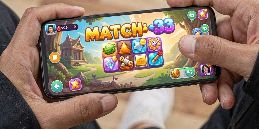 Tampilan gameplay VC5 yang seru dan menantang di setiap level.