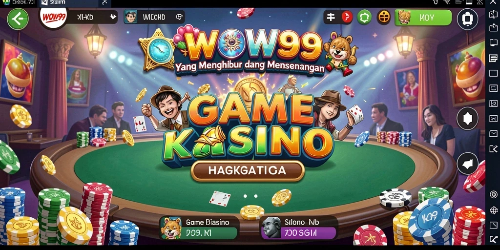 Tampilan gameplay WOW99 yang seru dan mengasyikkan di kasino.